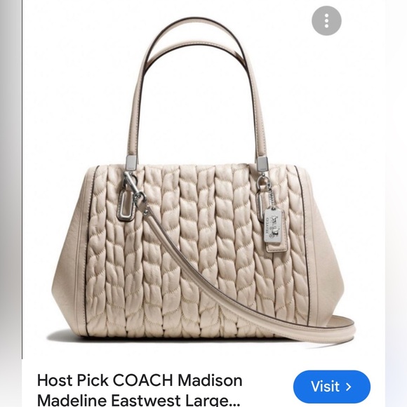 Coach Madison Madeline East/West Satchel - Picture 17 of 17